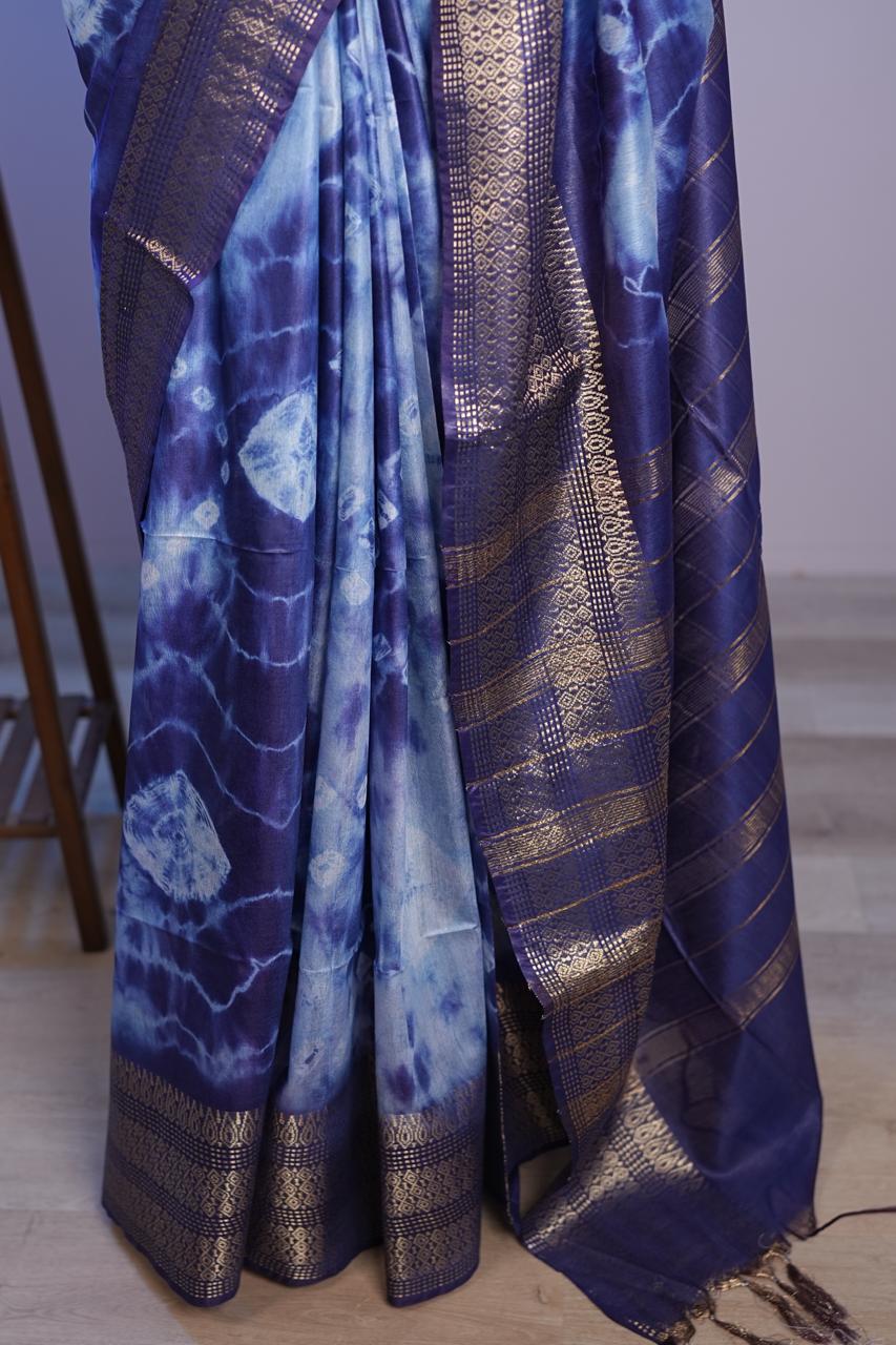 Linen Cotton Saree TSA4420