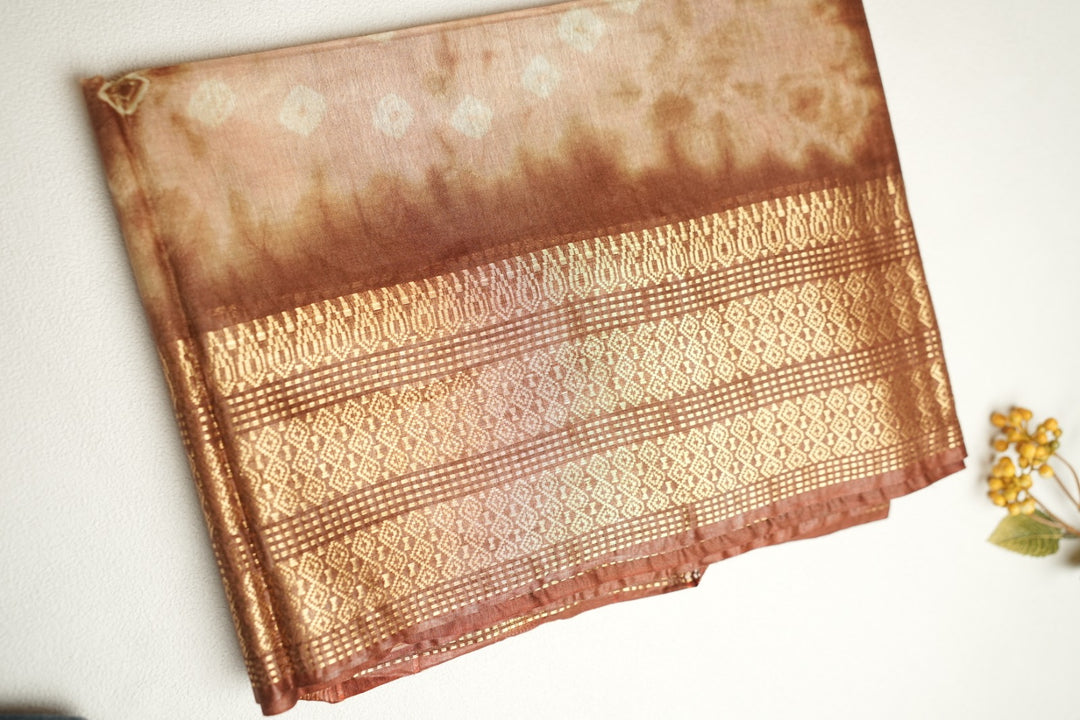 Linen Cotton Saree TSA4420