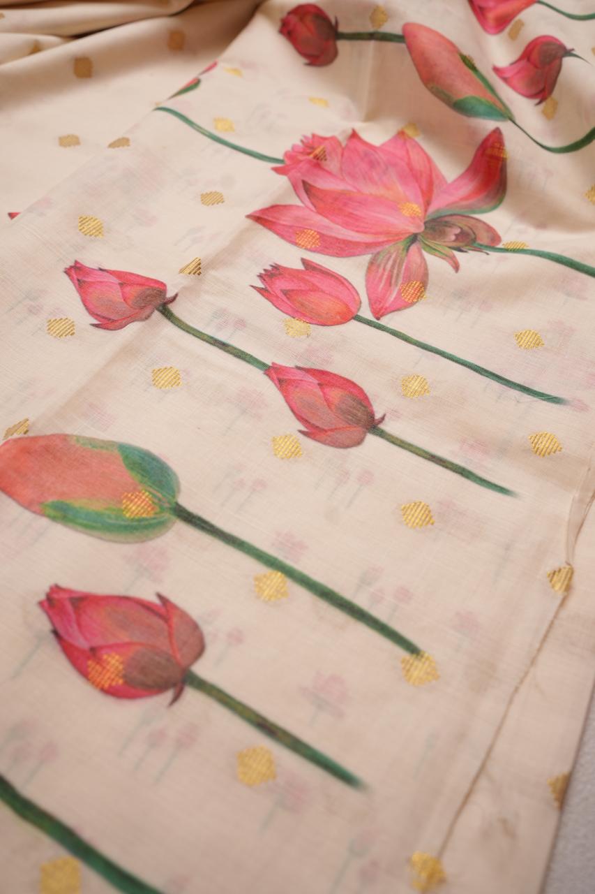 Digital Print  Saree TSA4506
