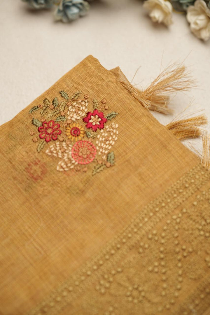Linen Tissue Saree TSA4623