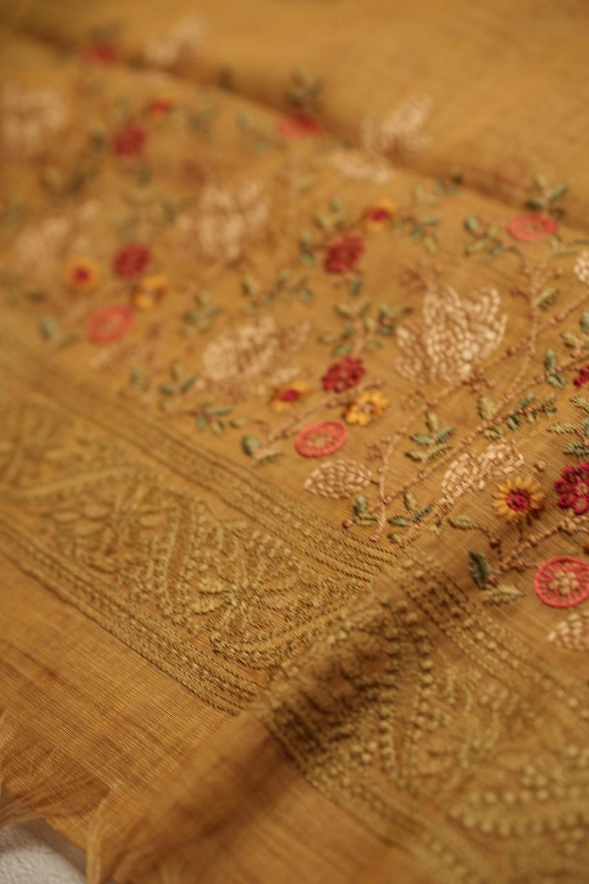 Linen Tissue Saree TSA4623