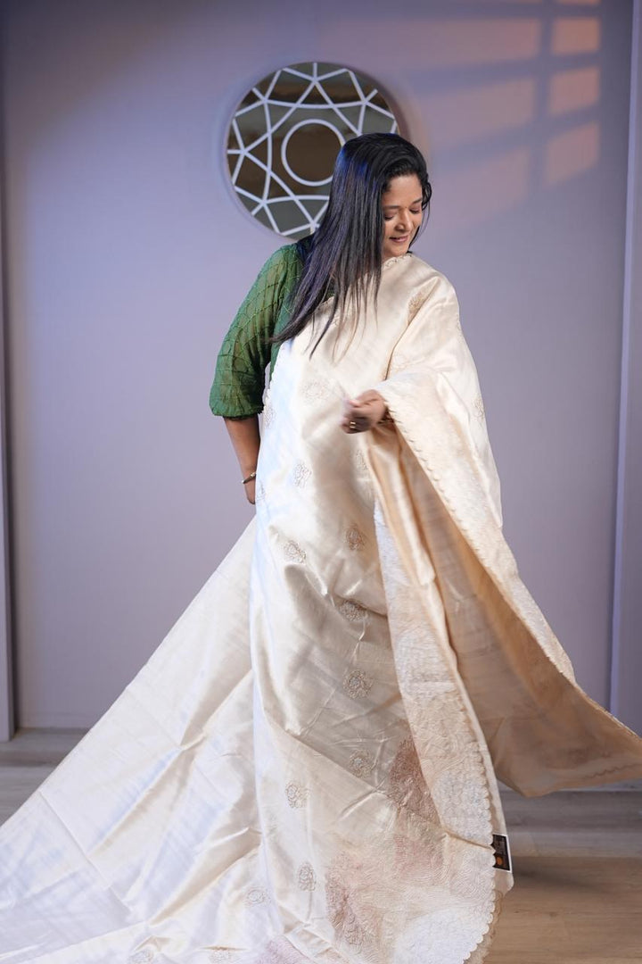 Semi Tussar Saree TSA4687