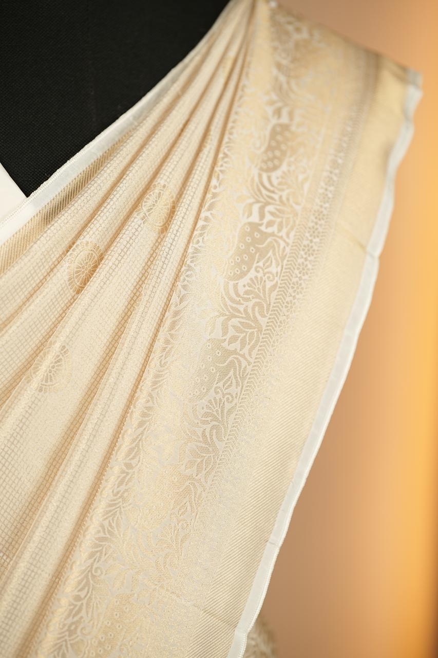 Semi Banarasi Saree TSA0441