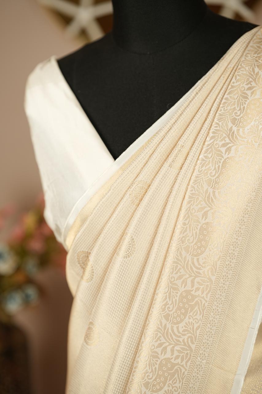 Semi Banarasi Saree TSA0441
