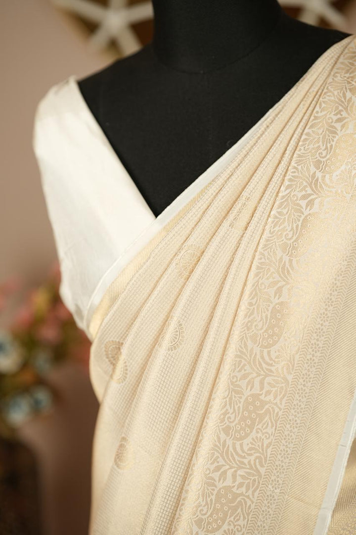 Semi Banarasi Saree TSA0441