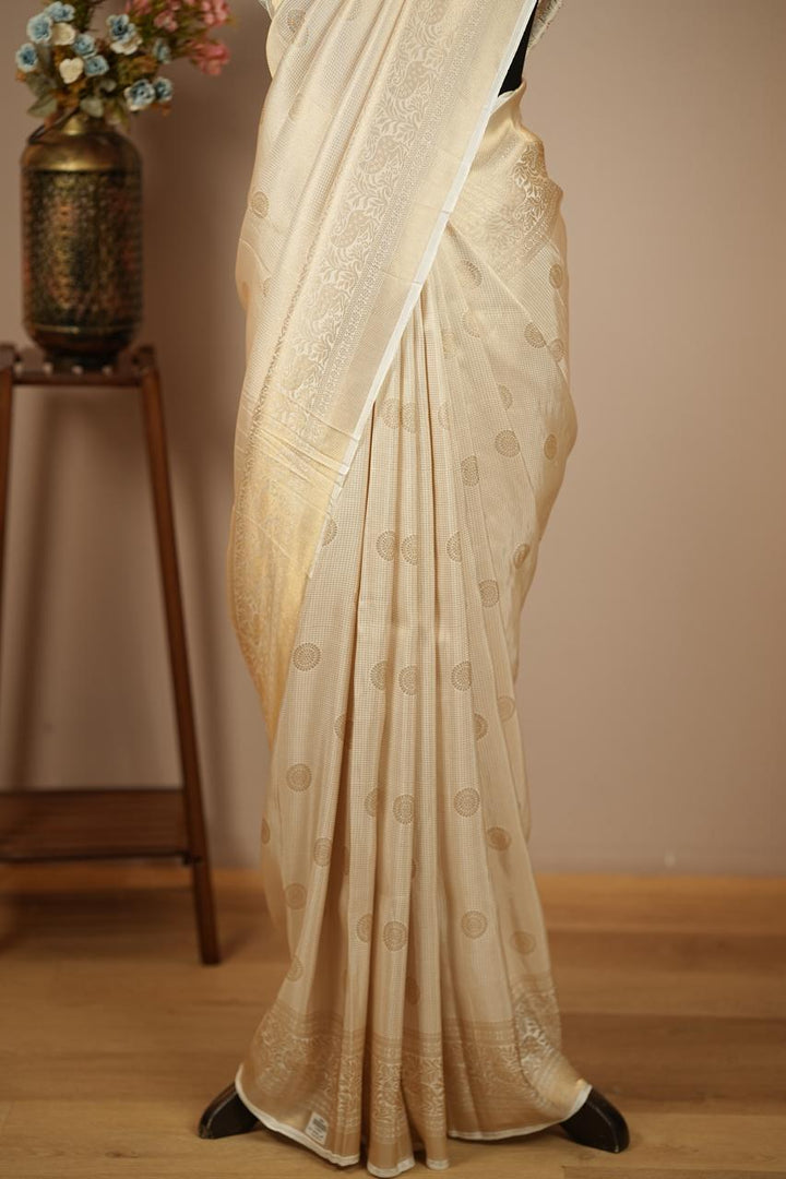 Semi Banarasi Saree TSA0441