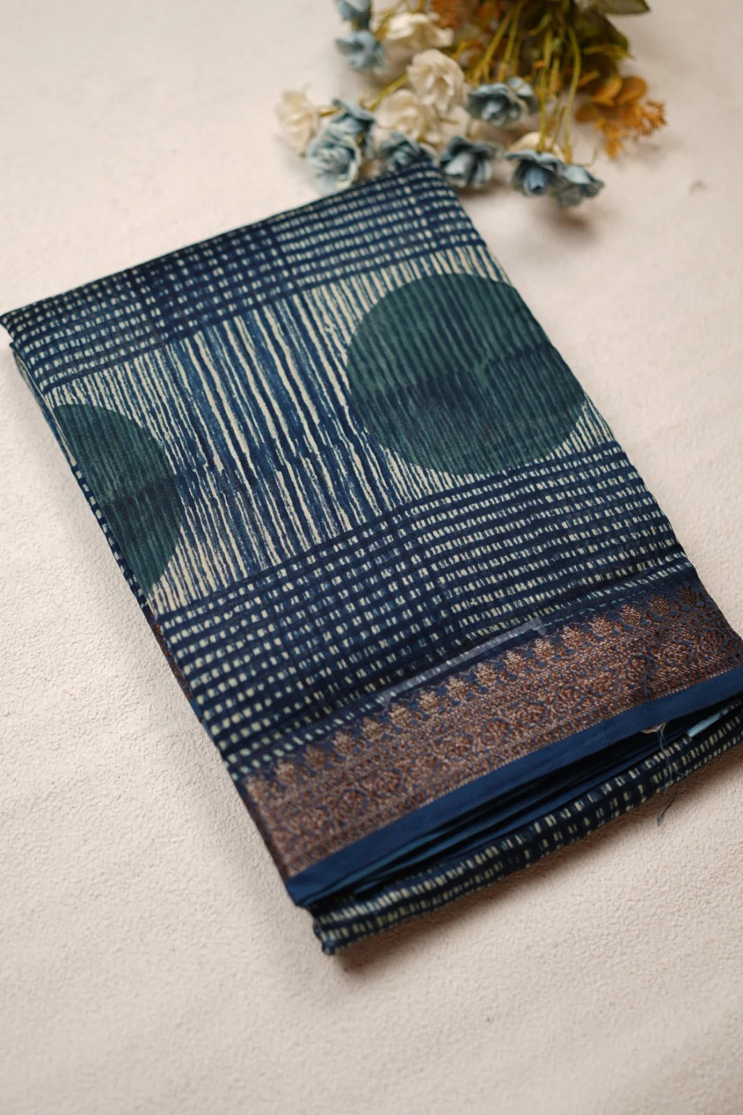 Chanderi Saree TSA4867 Wine