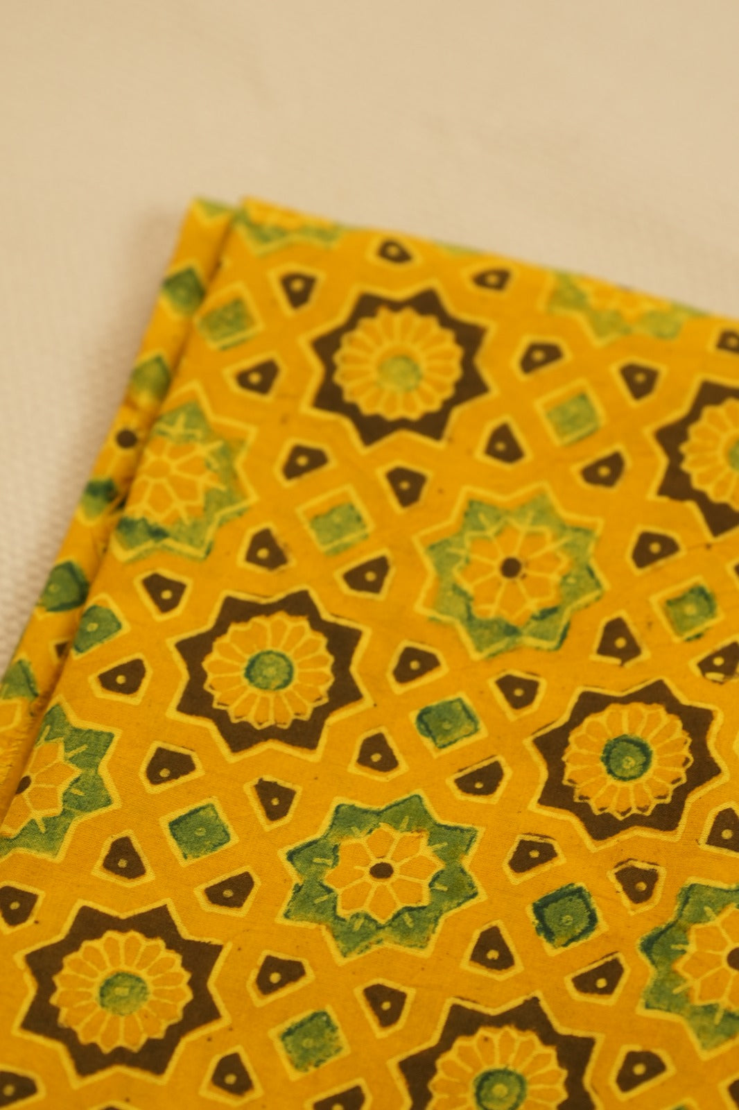 Pure Ajrakh Print Chanderi Material TRF0632 - 2.5 Meter