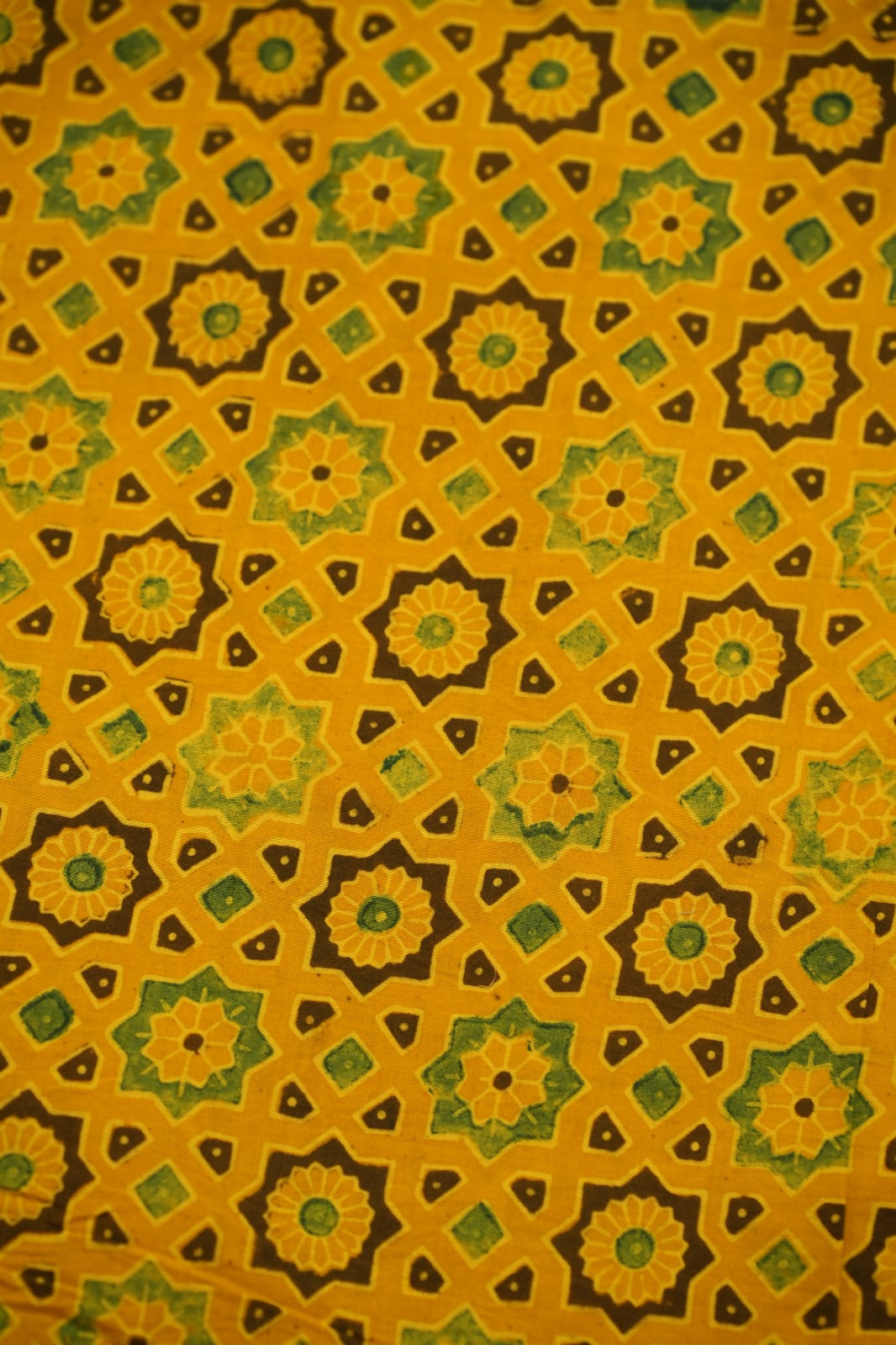 Pure Ajrakh Print Chanderi Material TRF0632 - 2.5 Meter