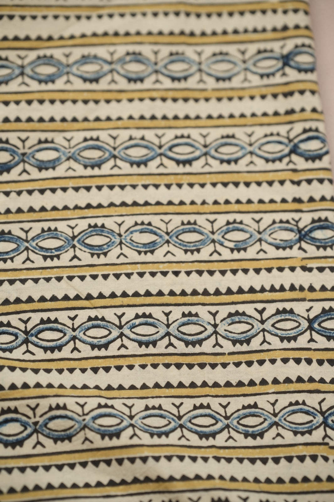 Pure Ajrakh Print Chanderi Material TRF0636 - 2.5 Meter