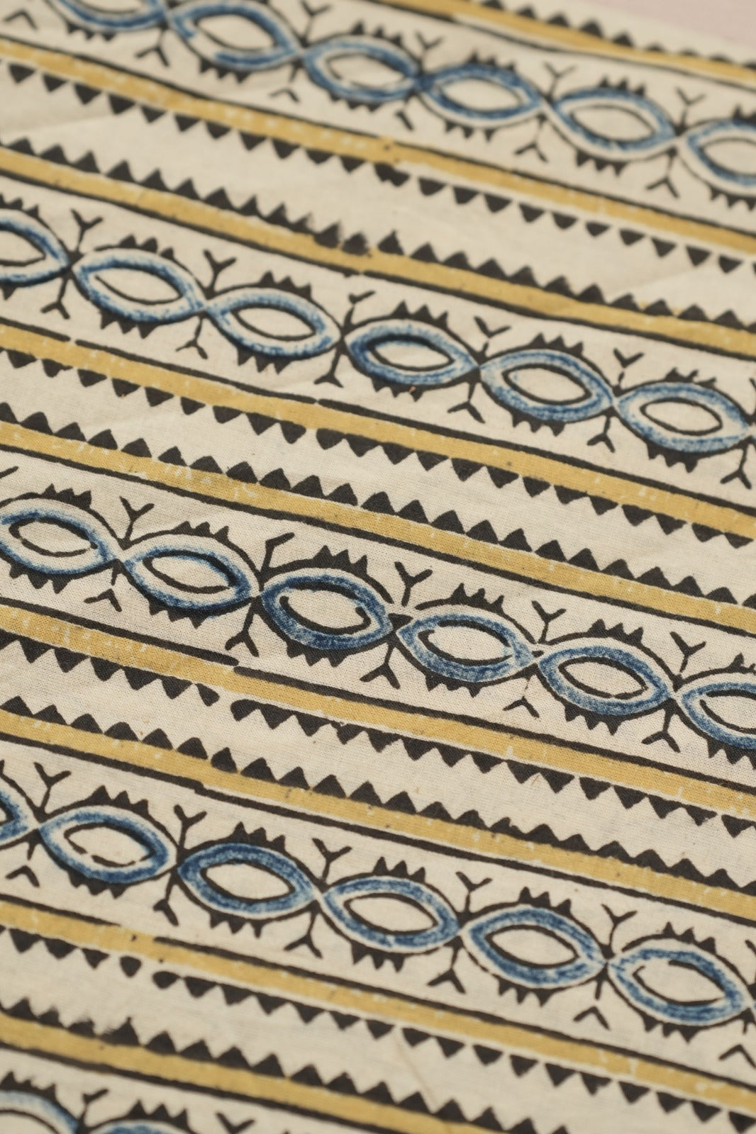 Pure Ajrakh Print Chanderi Material TRF0636 - 2.5 Meter