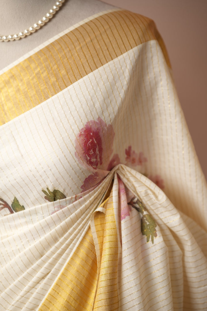 Onam Digital Print Saree TPS002