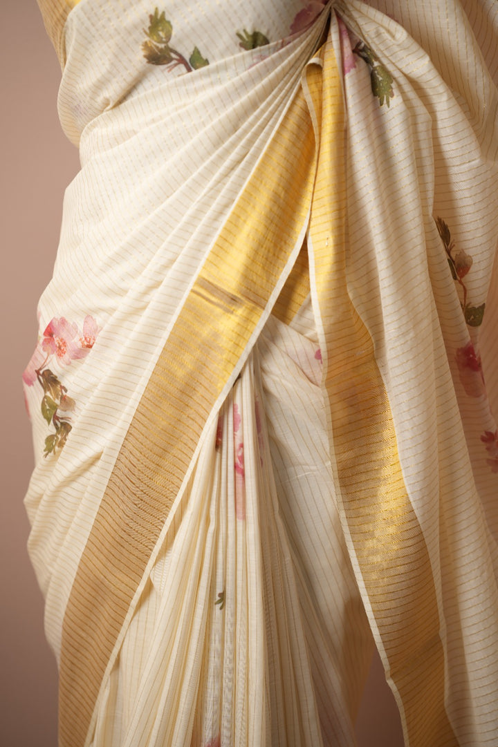 Onam Digital Print Saree TPS002