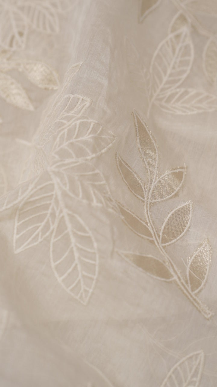 Chanderi Material With Applique Work TRF5262
