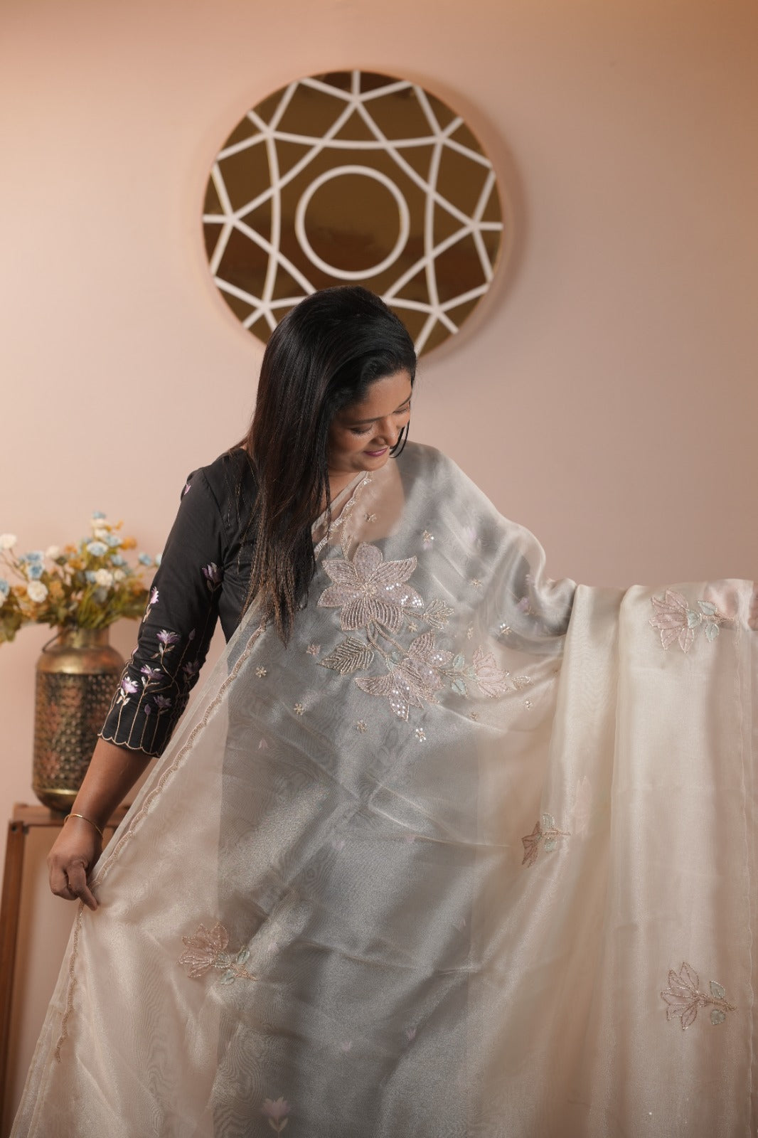 Organza Saree TSA5340