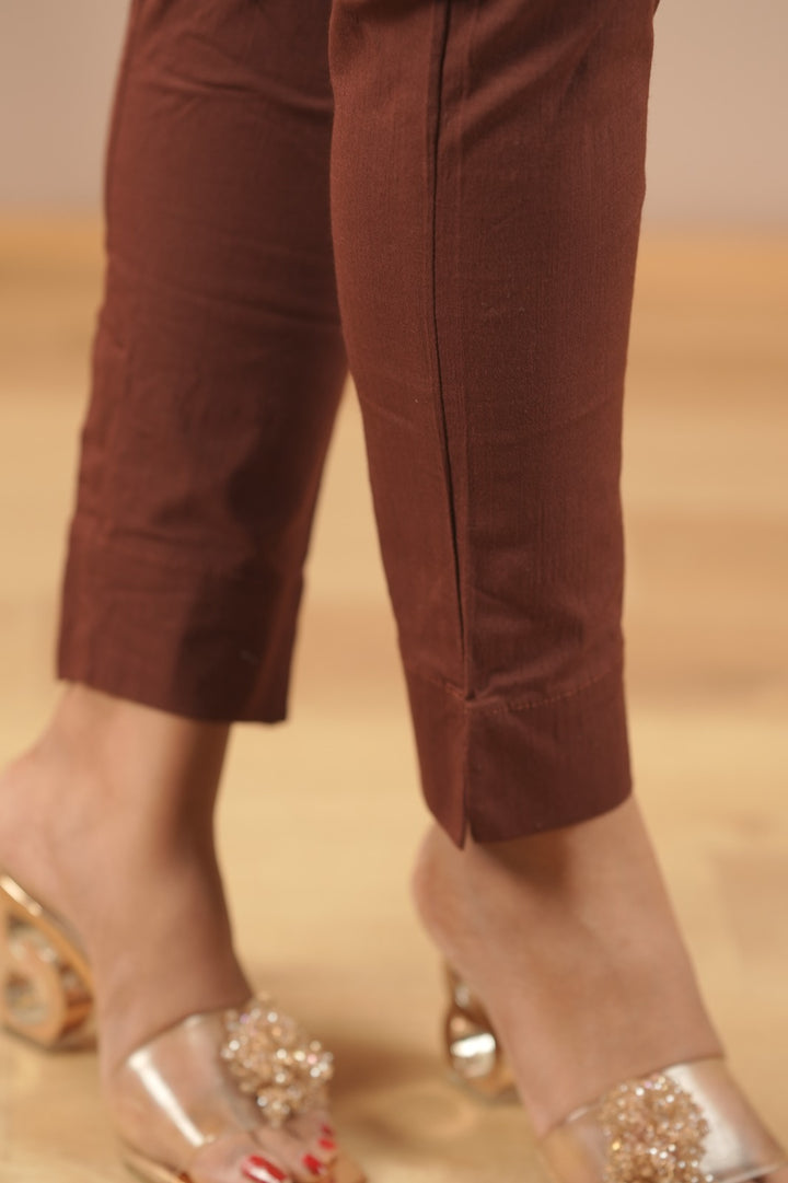 Stright Fit Stretchable Pants TBW0459