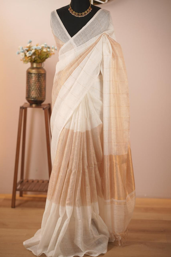 Linen Saree TSA5364