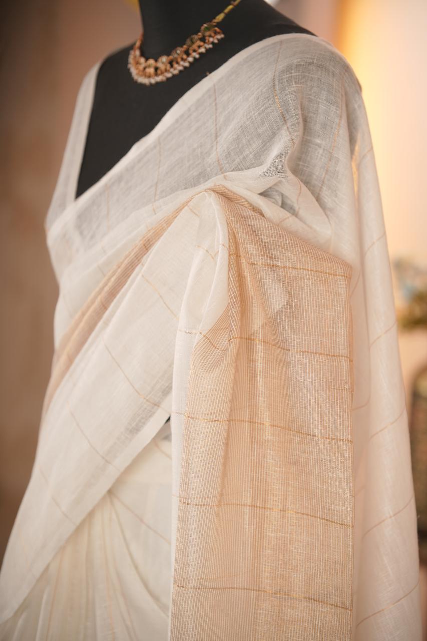 Linen Saree TSA5364
