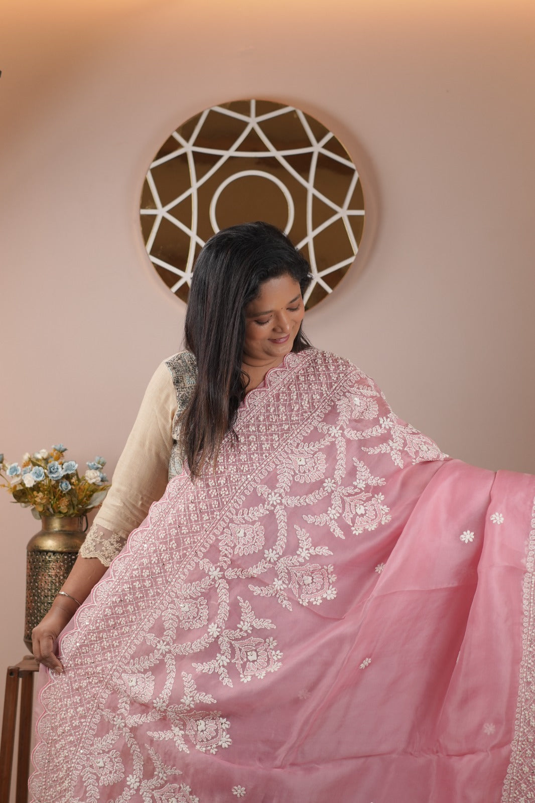 Organza Saree TSA5398