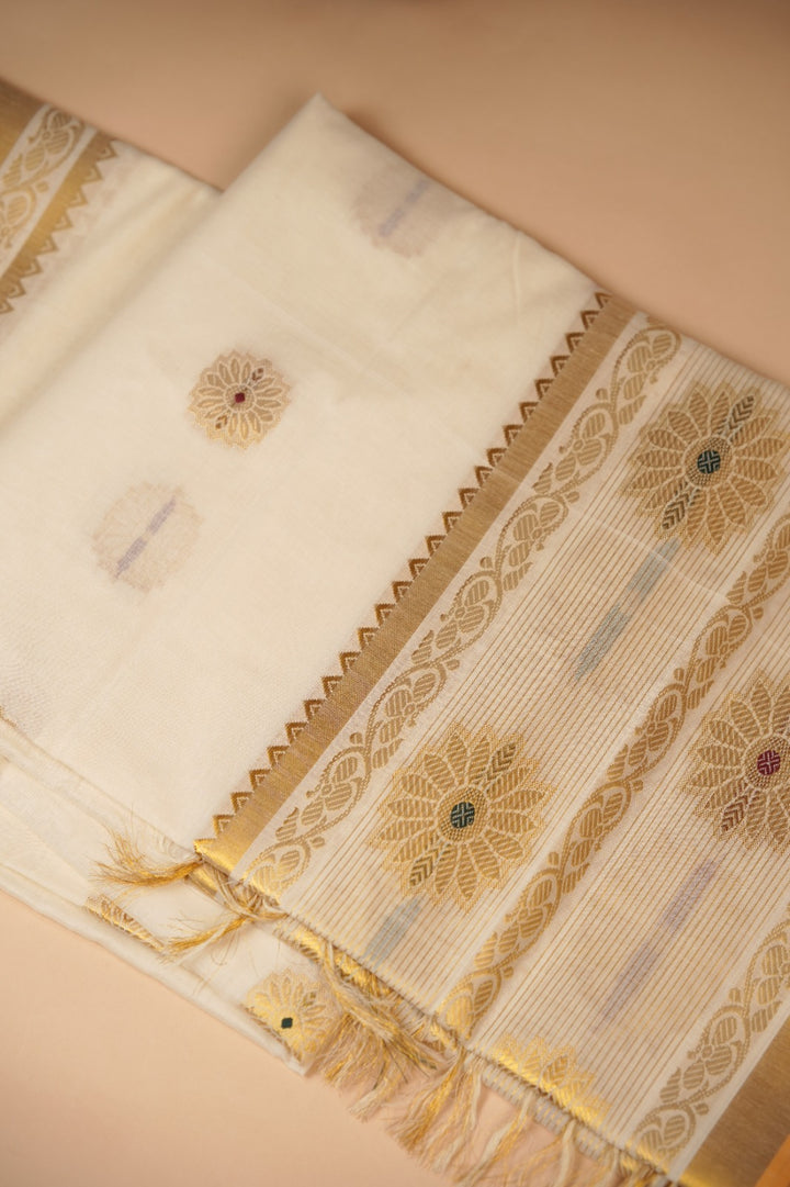 Kerala Cotton Saree TSA0933