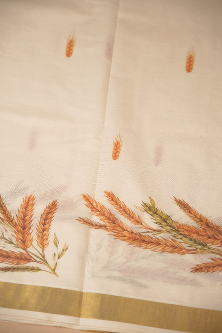 Kerala Cotton Saree TSA0936