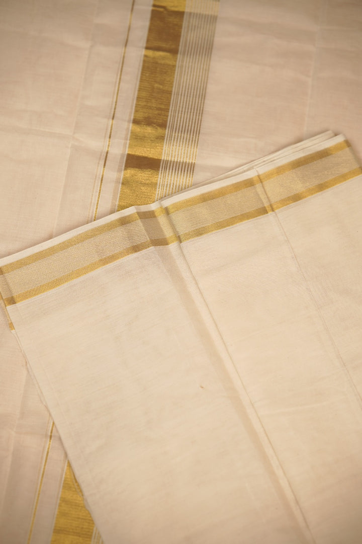 Kerala Cotton Set Mundu TSA0946