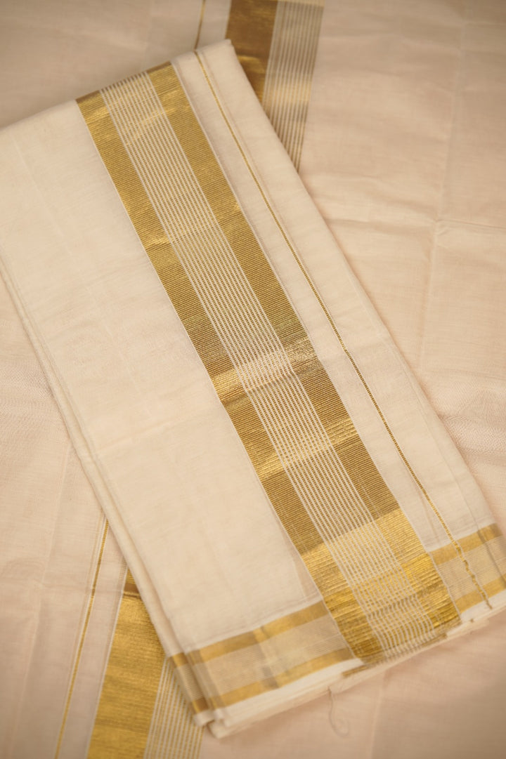 Kerala Cotton Set Mundu TSA0946