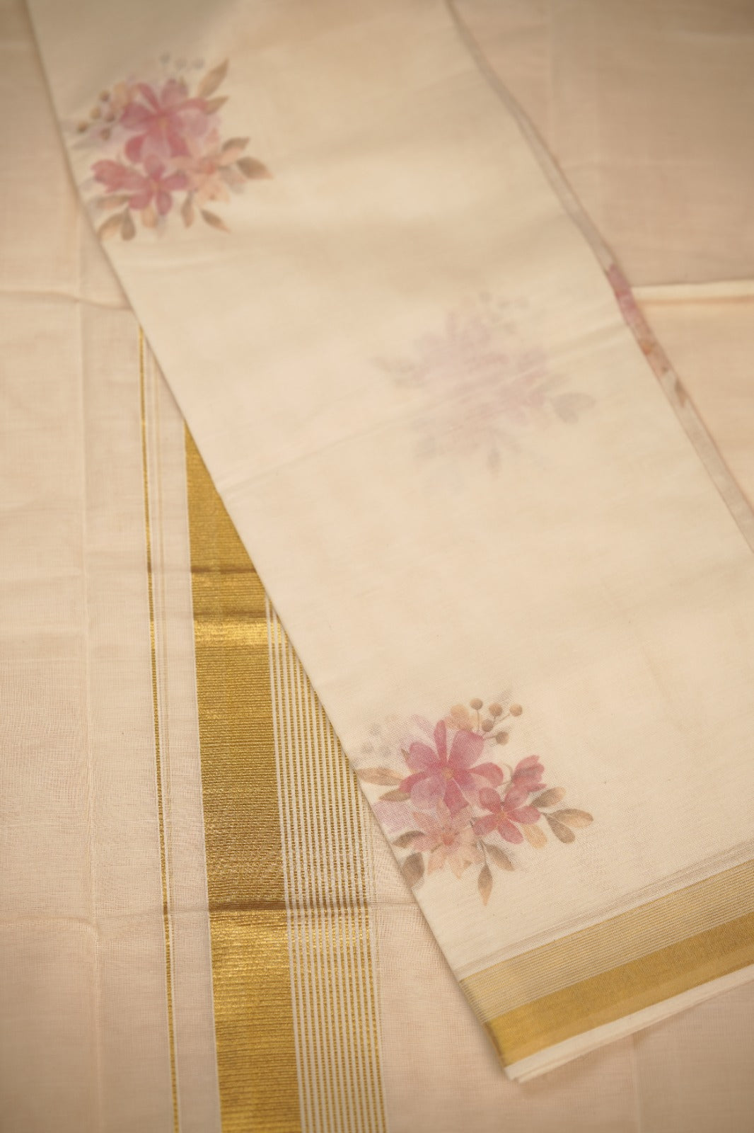 Kerala Cotton Set Mundu TSA0943