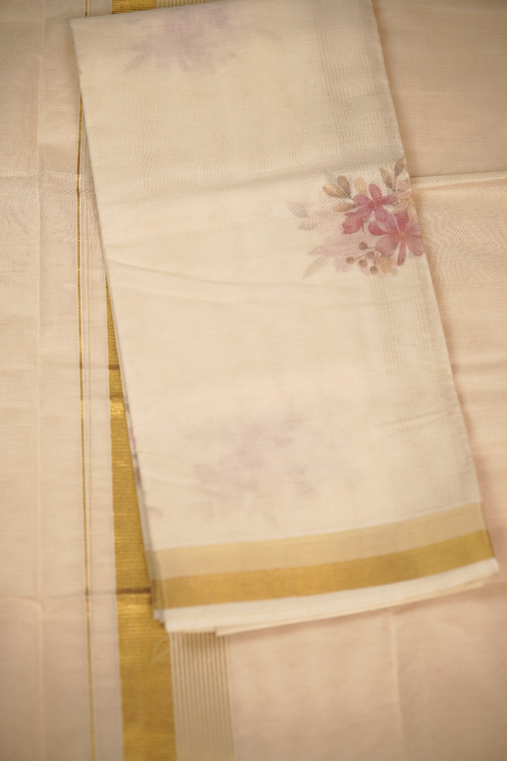 Kerala Cotton Set Mundu TSA0943