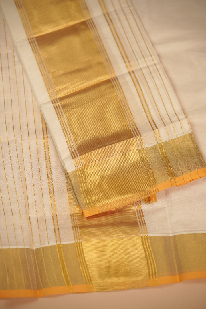 Kerala Cotton Set Mundu TSA0945