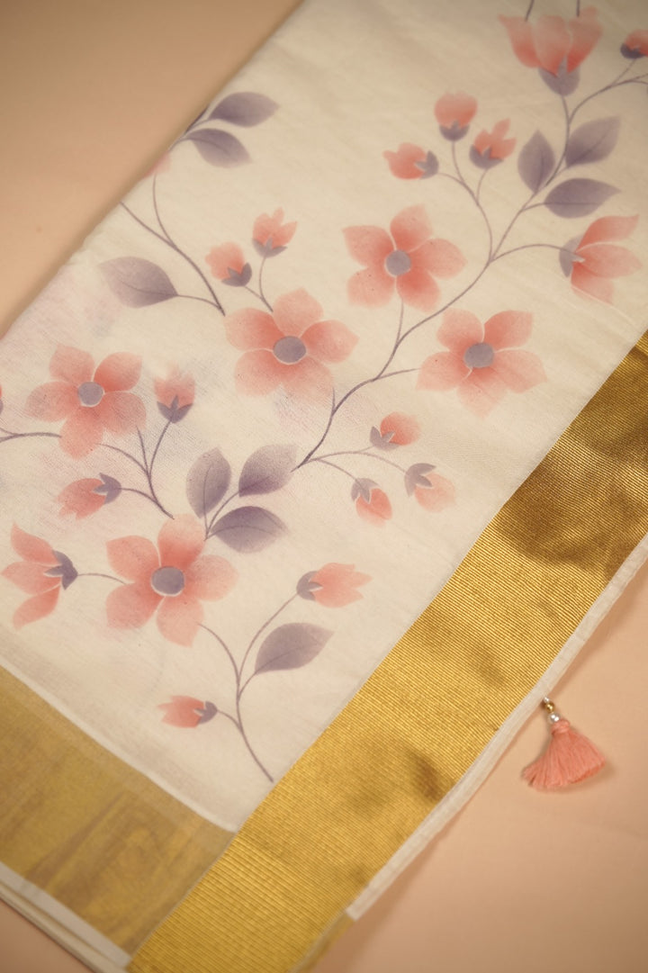 Kerala Cotton Saree TSA0961