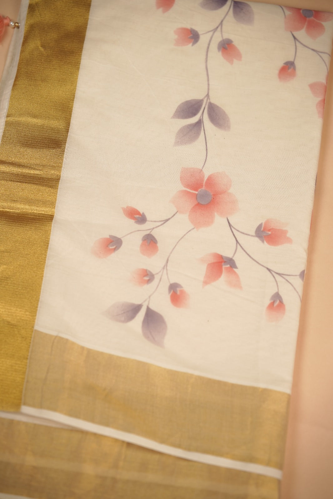 Kerala Cotton Saree TSA0961