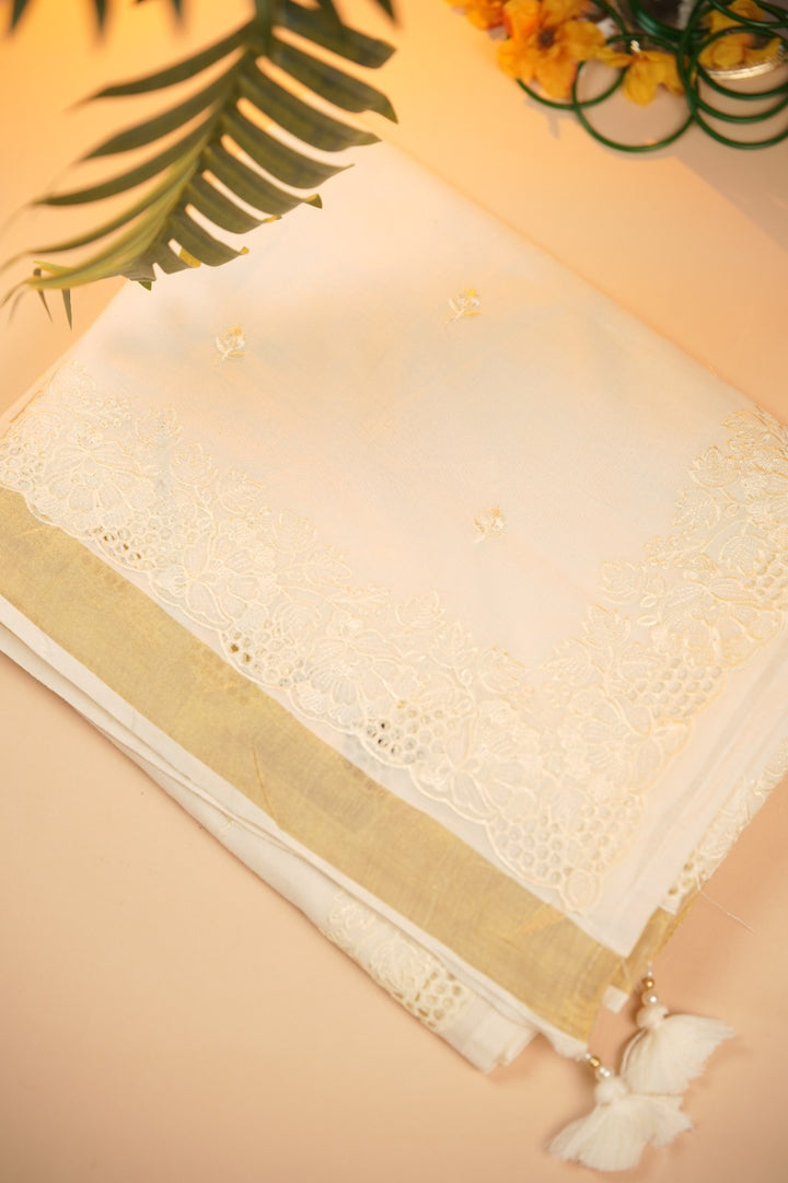 Kerala Cotton Saree TSA0962