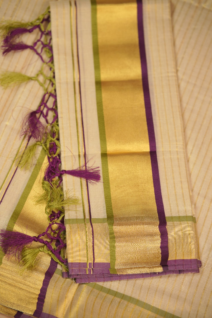 Kerala Tissue Set Mundu TSA0950
