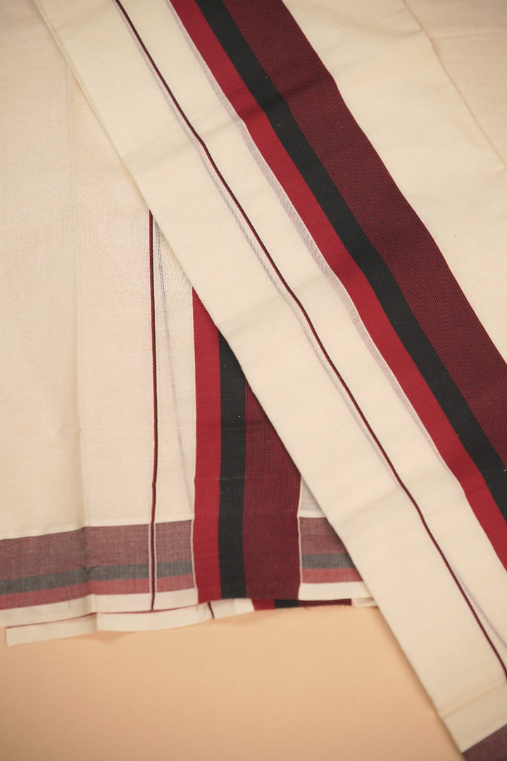 Kerala Cotton Set Mundu TSA0957