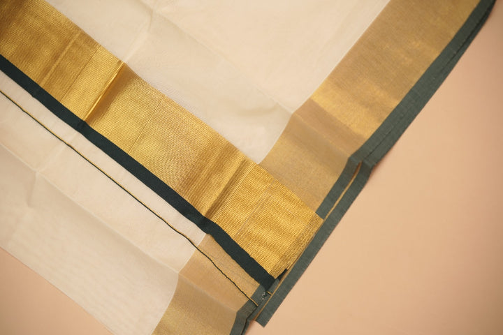 Kerala Cotton Set Mundu TSA0955