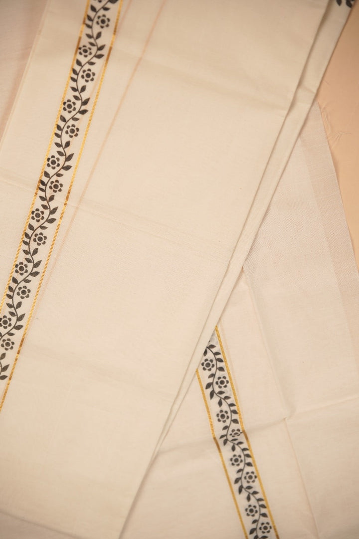Kerala Cotton Set Mundu TSA0949