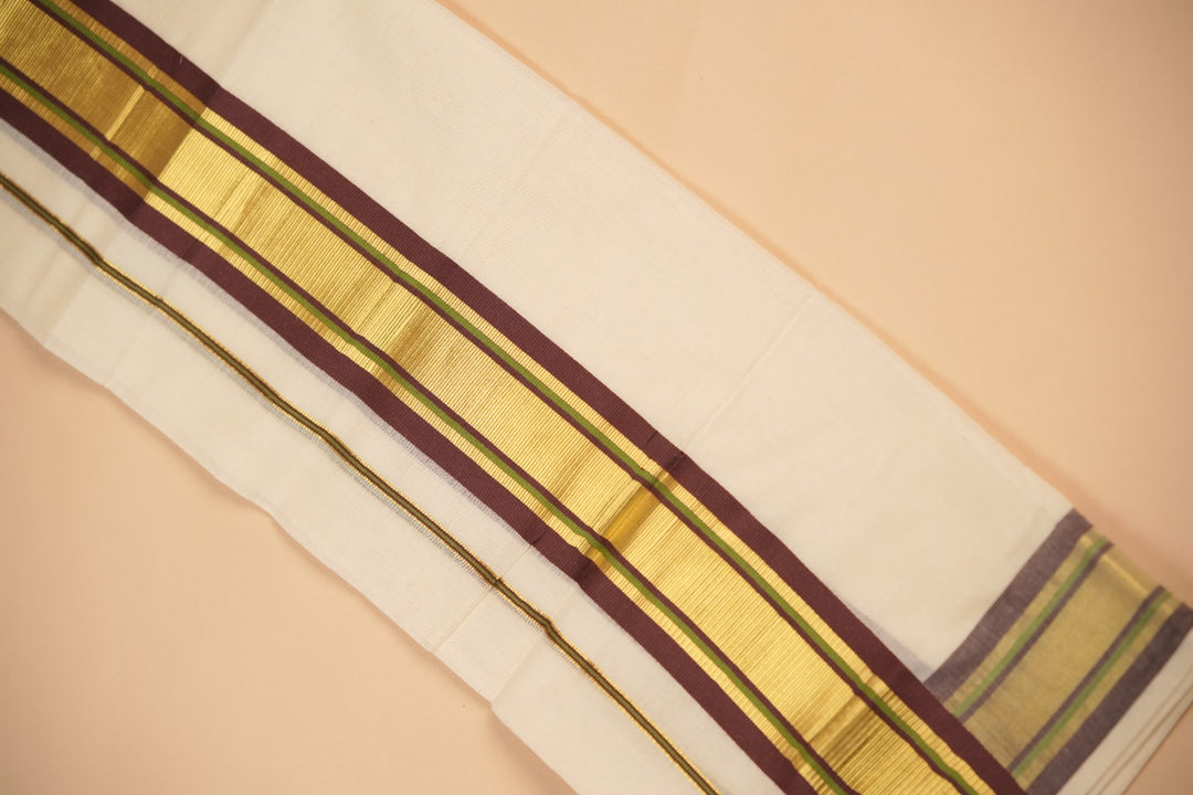 Kerala Cotton Set Mundu TSA0958