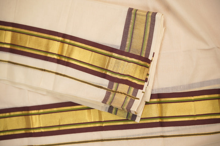 Kerala Cotton Set Mundu TSA0958