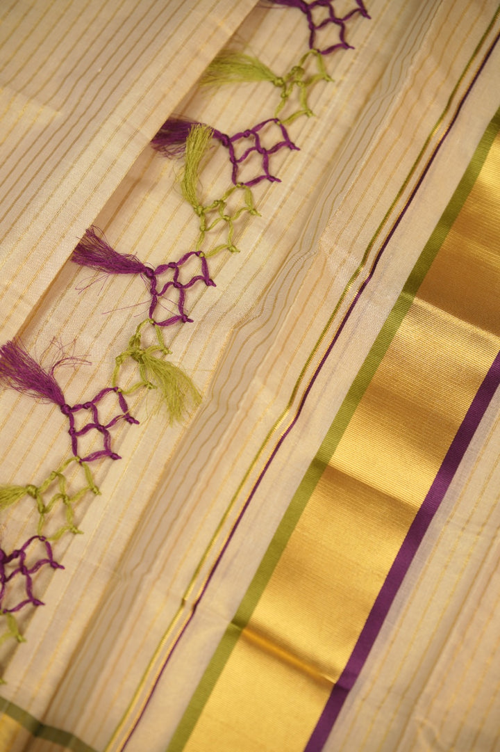 Kerala Tissue Set Mundu TSA0950