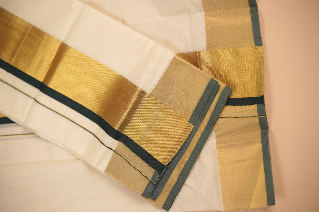 Kerala Cotton Set Mundu TSA0953