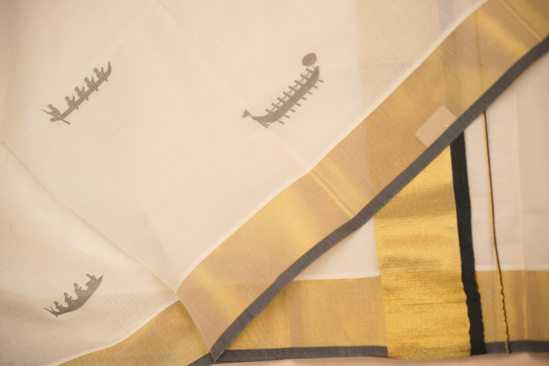 Kerala Cotton Set Mundu TSA0955
