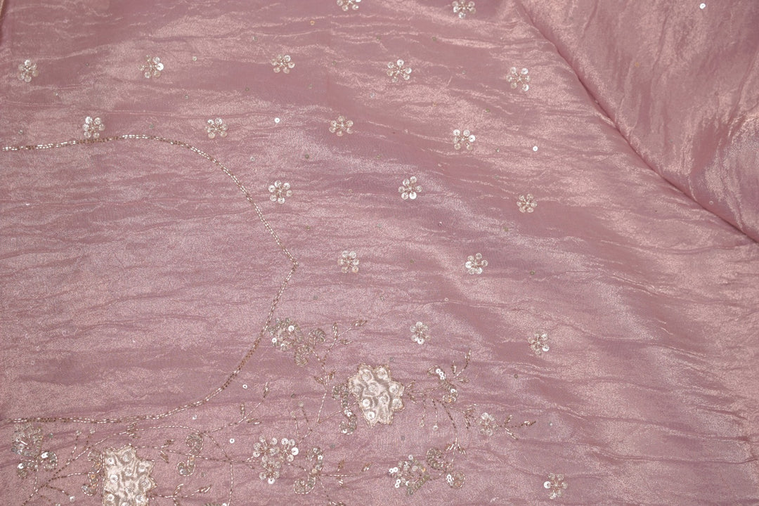 Crushed Tissue Saree TSA5433