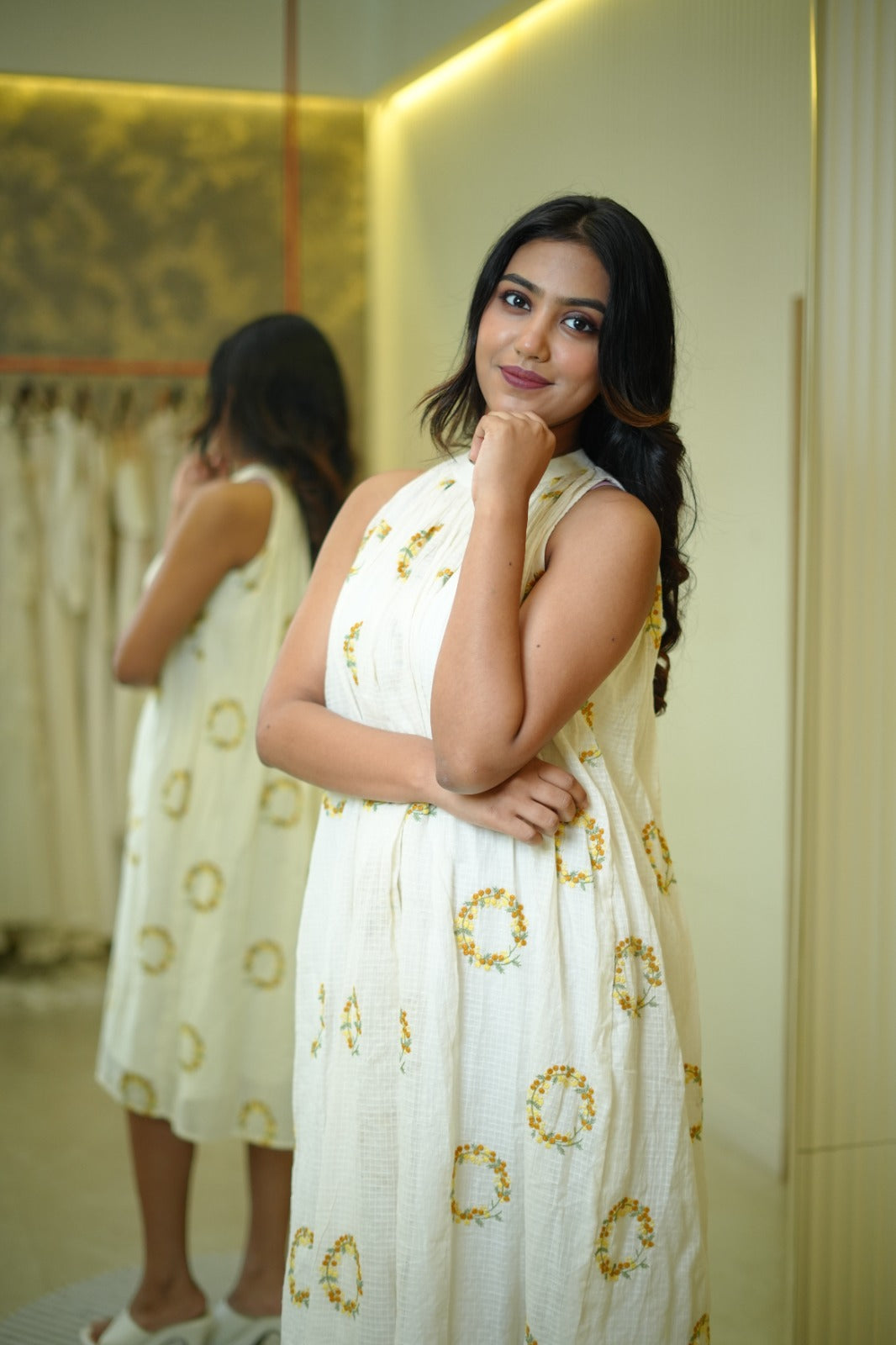 A-Line Gathered Kurta TKT1010