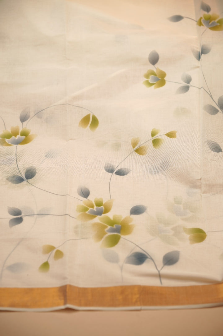 Kerala Cotton Saree TSA01037