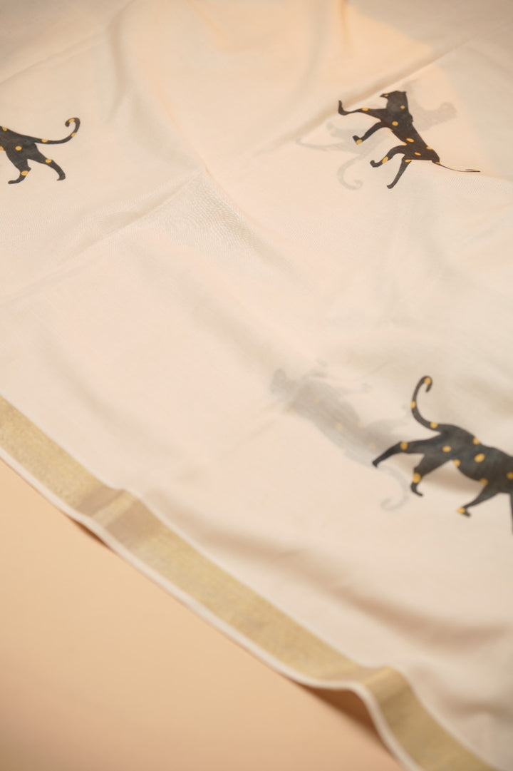 Chanderi Cotton Saree TSA01038