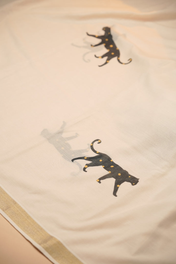 Chanderi Cotton Saree TSA01038