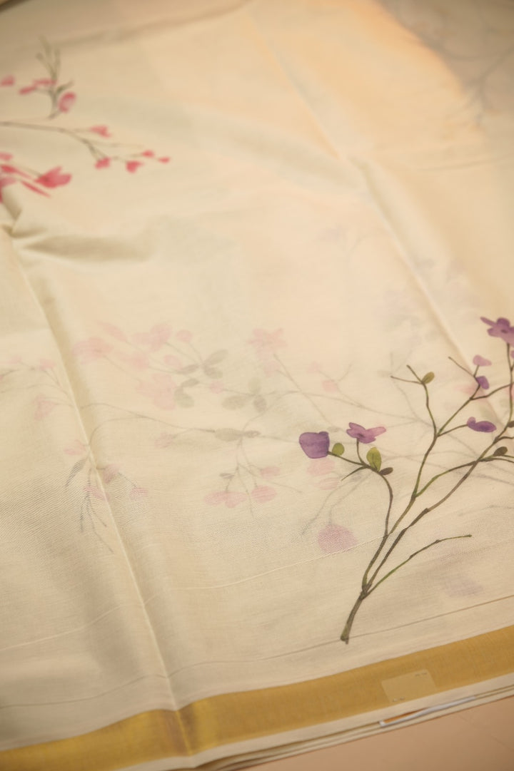 Kerala Cotton Saree TSA1023