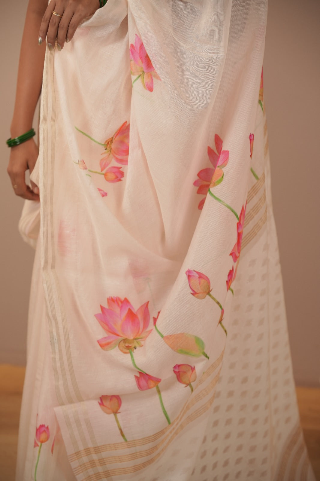 Chanderi Mix Saree TSA5530