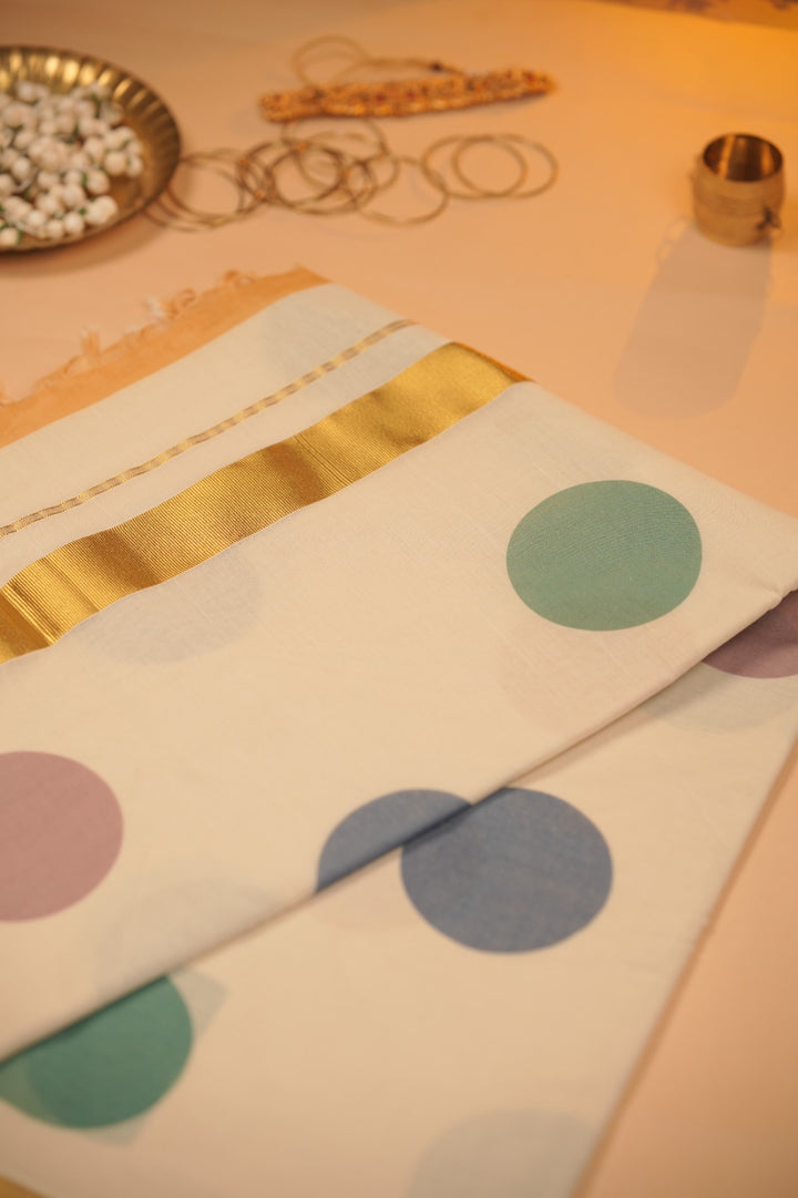 Kerala Cotton Saree TSA01077